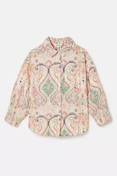 Рубашка Эдит с пейсли Joules, розовый