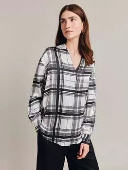 Рубашка Эми в клетку Ghost, черный