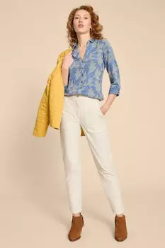 Рубашка Энни из джерси White Stuff, синий