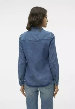 Рубашка JENNIE Vero Moda, цвет Medium Blue Denim