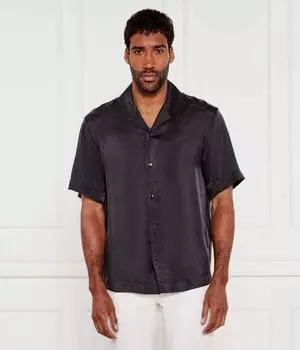 Рубашка Эспино Loose fit Hugo, черный