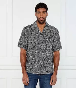 Рубашка Эспино Oversize fit Hugo, черный