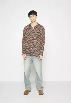 Рубашка ЭТНИЧЕСКИЙ УНИСЕКС Kaotiko, нефритовый