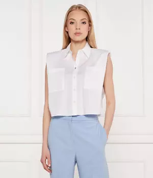 Рубашка Эверетт Loose fit Hugo, белый