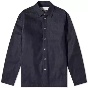 Рубашка Jil Sander Denim Overshirt, цвет Magnet