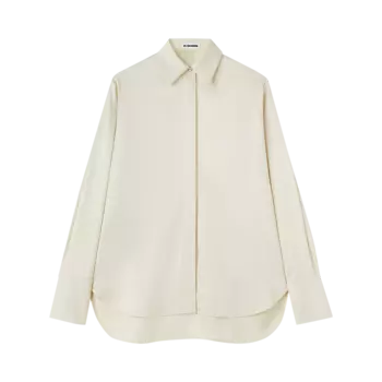 Рубашка Jil Sander Loose Fitting 'Natural', белый