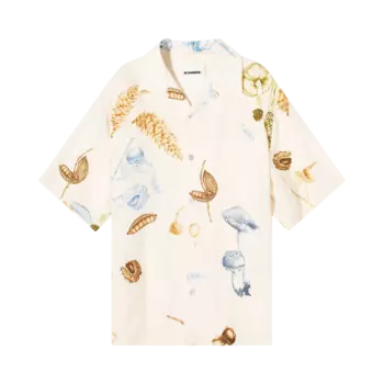 Рубашка Jil Sander Printed Forest 'Beige/Multicolor', разноцветный