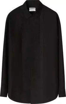 Рубашка Jil Sander Wednesday P.M. Shirt 'Black', черный