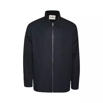 Рубашка Jil Sander Zip Long-Sleeve Shirt Uniform Grey, серый