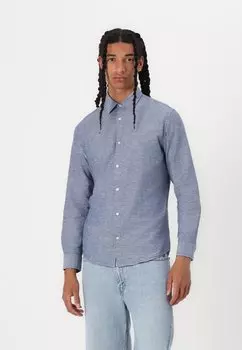 Рубашка JJEBREEZE BLEND SHIRT Jack & Jones, синий
