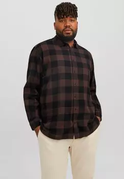 Рубашка JJEGINGHAM TWILL NOOS Jack & Jones, коричневый