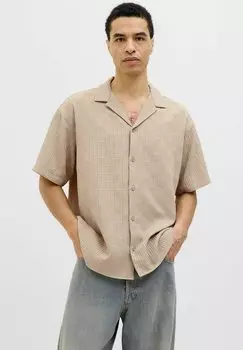 Рубашка JJEMATTEO RESORT SHIRT Jack & Jones, бежевый