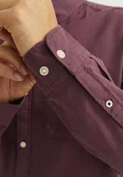 Рубашка JJEOXFORD Jack & Jones, цвет Mottled Bordeaux
