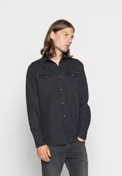 Рубашка JJESHERIDAN L S NOOS Jack & Jones, черный деним