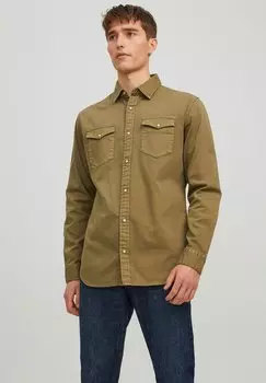 Рубашка JJESHERIDAN L S NOOS Jack & Jones, лесная ночь