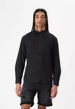Рубашка JJESUMMER HALF PLACKET SHIRT Jack & Jones, черный