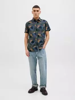 Рубашка JJHAWAII AOP Jack & Jones, серый