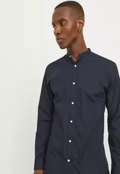 Рубашка JJJOE SHIRT PLAIN MAO Jack & Jones, темно-синий