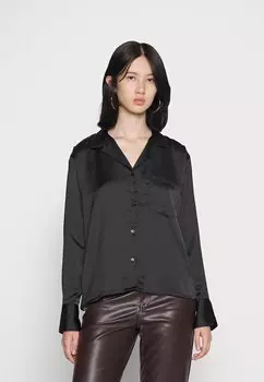 Рубашка JJXX с манжетами на рукавах, черный