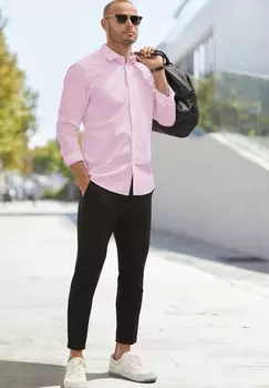 Рубашка john devin, светло-розовый