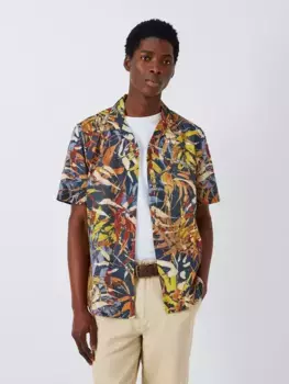 Рубашка John Lewis Bamboo Print Short, разноцветный