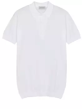 Рубашка John Smedley Adrian polo, белый