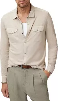 Рубашка John Varvatos Arvon Western Shirt K5061S25, цвет Almond