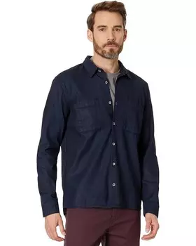 Рубашка John Varvatos Cole Regular Fit Long Sleeve, цвет Officer Blue