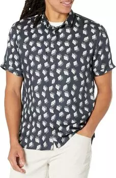 Рубашка John Varvatos Loren Short Sleeve Sport Shirt W690Z2, черный