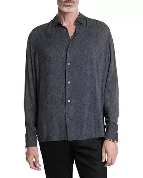 Рубашка John Varvatos Ross Long Sleeve Shirt W675R24, черный