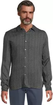 Рубашка John Varvatos Ross Long Sleeve Shirt W675R24, цвет Mineral Black