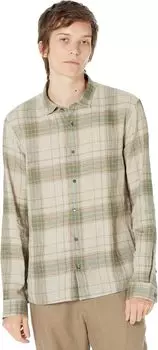 Рубашка John Varvatos Straight Bottom Hem Shirt with Regular Collar W733Y2, цвет Olive Leaf
