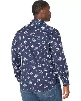 Рубашка Johnny Bigg Big & Tall Anson Stretch Floral Shirt, темно-синий