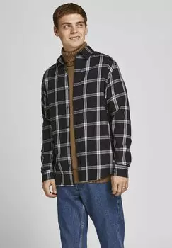 Рубашка JORBEST CHECK Jack & Jones, черный