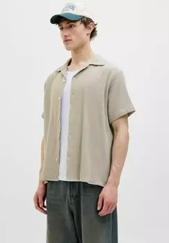 Рубашка JORCOBA STRIPE RESORT Jack & Jones, серый