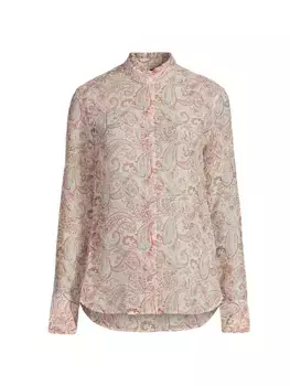 Рубашка Jordan с пейсли Rag & Bone, мультиколор