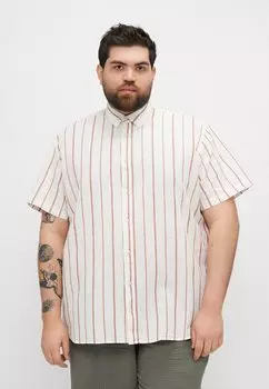 Рубашка JORJOSHUA CANGGU STRIPE Jack & Jones, слоновая кость