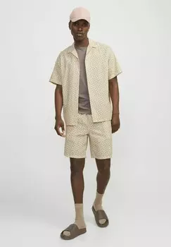 Рубашка JORLUKE RESORT Jack & Jones, бежевый