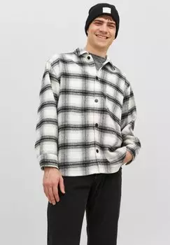 Рубашка JORZAC CHECK OVER LS NOOS Jack & Jones, Cloud Dancer