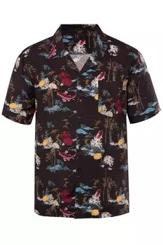 Рубашка JP1880 Comfort fit Button Up, смешанные цвета/черный