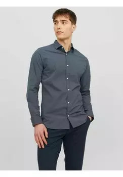 Рубашка JPRBLA BLACKPOOL STRETCH LS SN Jack & Jones, темно-синий пиджак