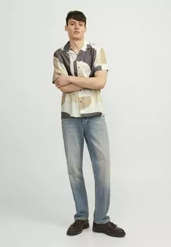 Рубашка Jprblacarnaby Print Resort Jack & Jones, бежевый