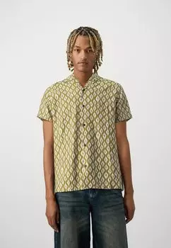 Рубашка Jprblulincoln Print Resort Ss Sn Jack & Jones, еловая зеленая