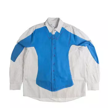 Рубашка Jw Anderson Clay Trompe L'Oeil Print Shirt JW Anderson, серый