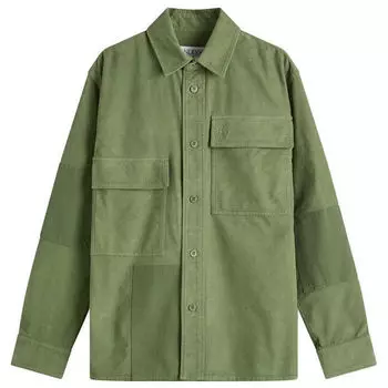 Рубашка Jw Anderson Patchwork Overshirt, цвет Dark Green