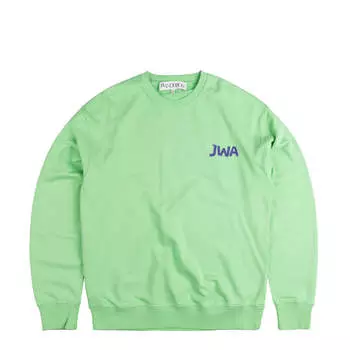 Рубашка jwa back print sweatshirt Jw Anderson, зеленый