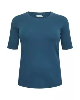 Рубашка KAFFE CURVE Carina, синий