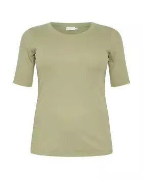 Рубашка KAFFE CURVE Carina, светло-зеленый