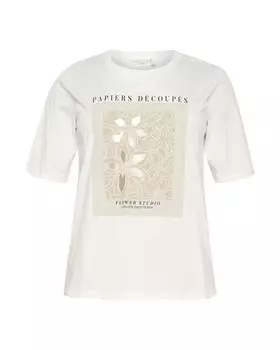 Рубашка KAFFE CURVE Fiona, белый