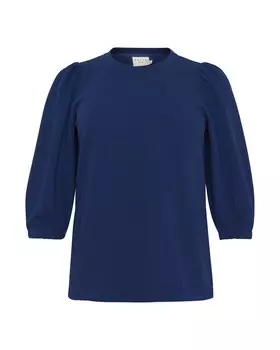 Рубашка KAFFE CURVE KC Janni, темно-синий